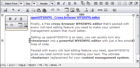 Free wysiwyg html editor for mac